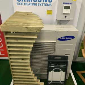 SAMSUNG AIR SOURCE HEAT PUMP AND HOT WATER CYLINDER