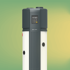 Warm water thanks to heat pump